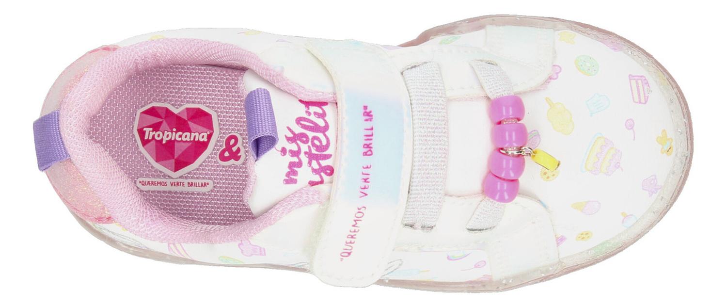 Tenis Mis Pastelitos Niña Casual Blanco Infantil T15-25 — imagen 9