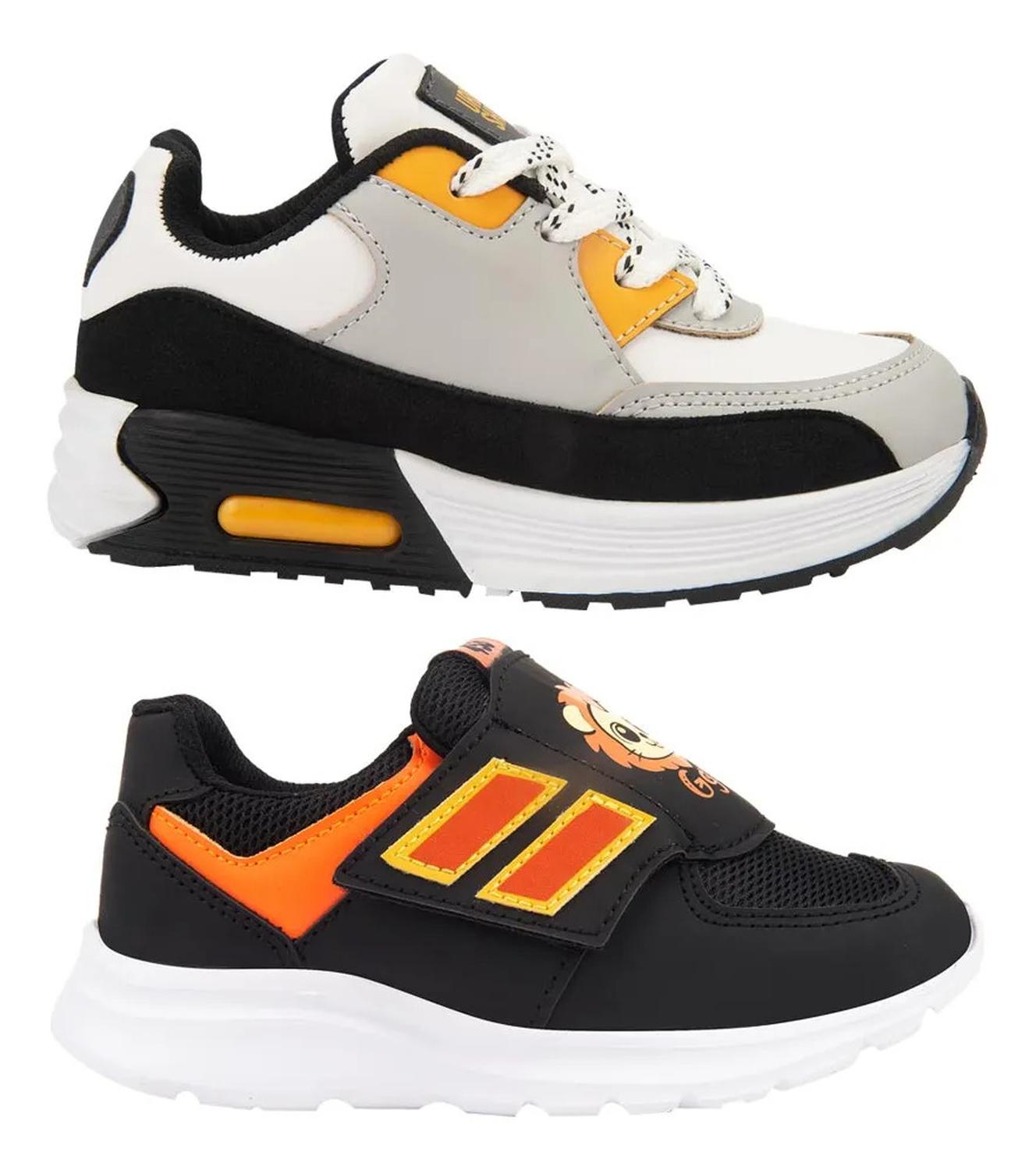 Tenis Urban Shoes Niño Urbano Casual Kit 2 Pares 1294126 — imagen 1