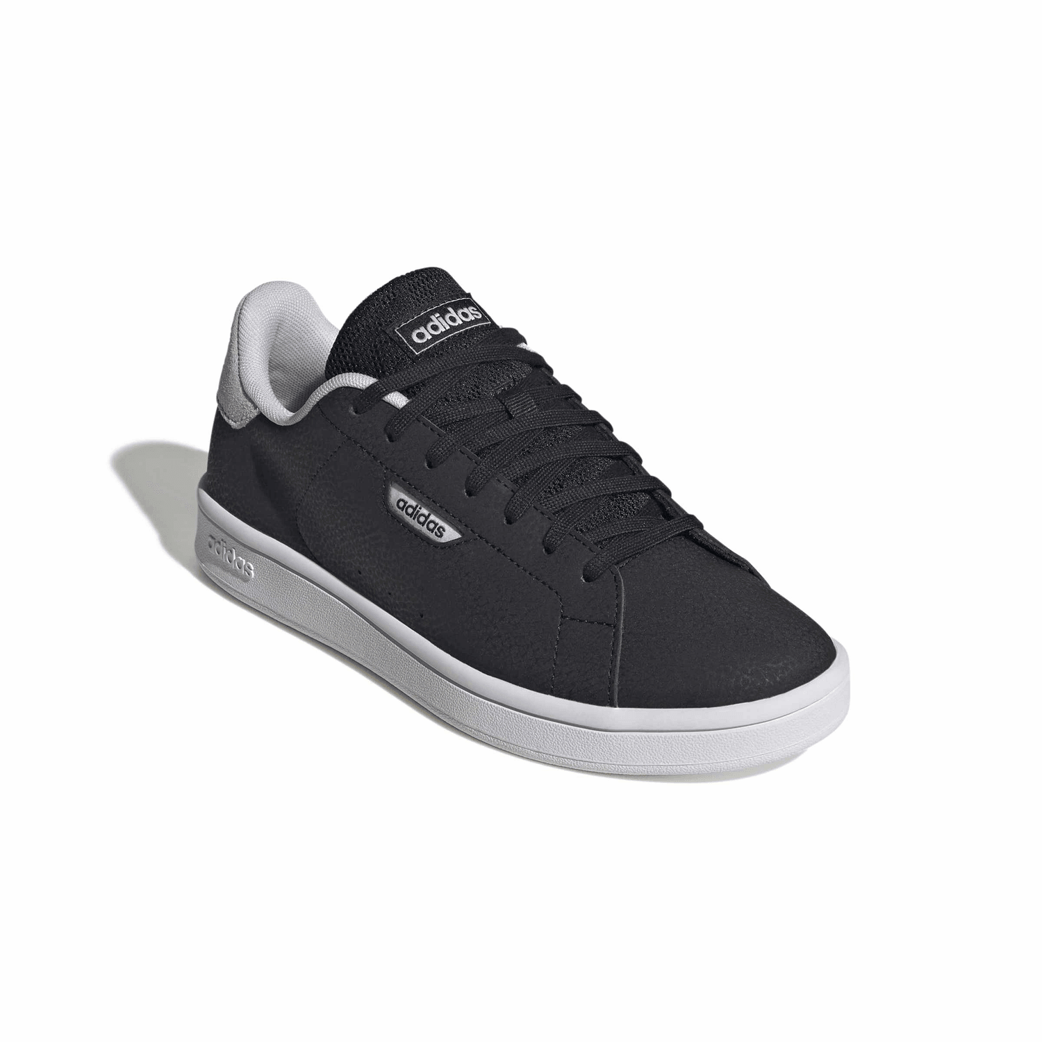 Tenis Dama Adidas Urban Court Negro Casual Cintas Mujer — imagen 3