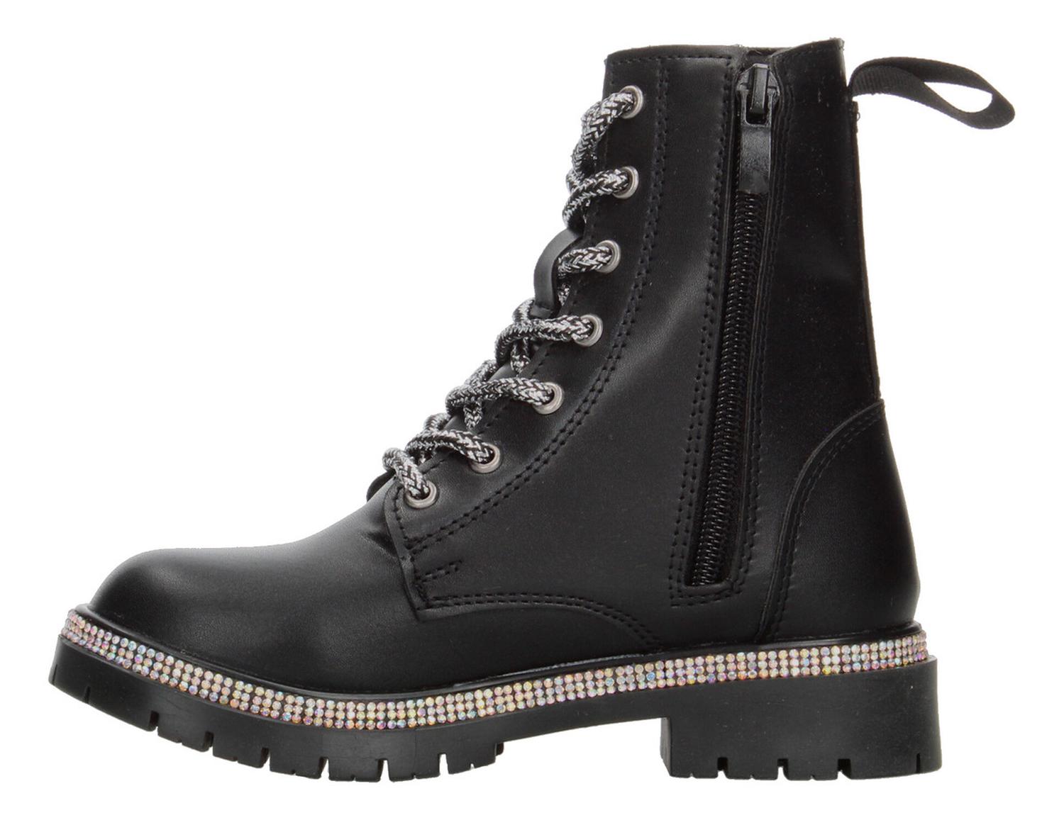 Botines Niña Tropicana Negro Borcegos Casual Infantil — imagen 6