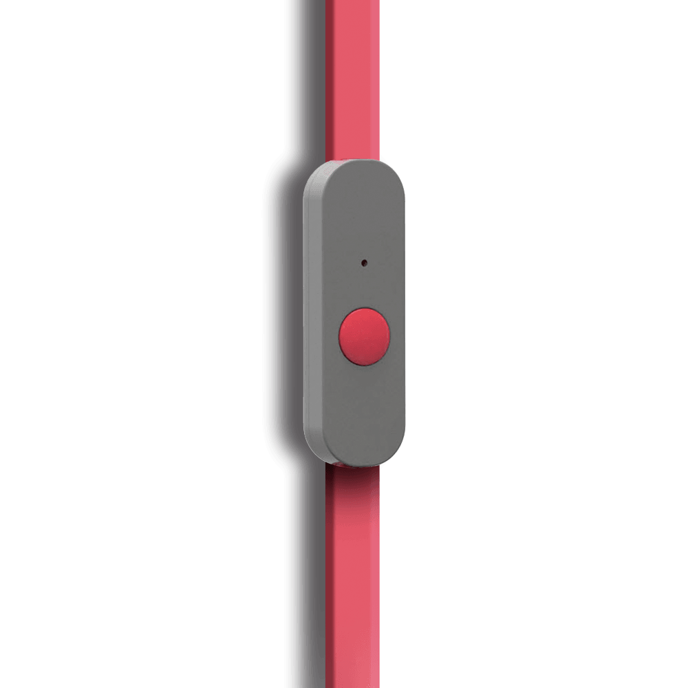 Audífono Alámbrico In-ear STF Vector Con micrófono, Coral — imagen 5