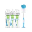 Pack 3 Biberones Dr Browns Boca Ancha 9oz y Cepillo Limpiador