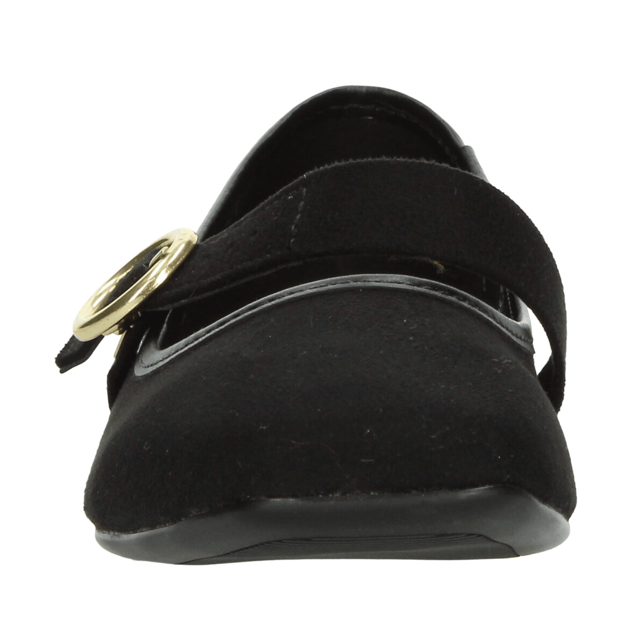 Flats Moleca Dama Casual Mary Jane Hebilla Negro Mujer — imagen 15