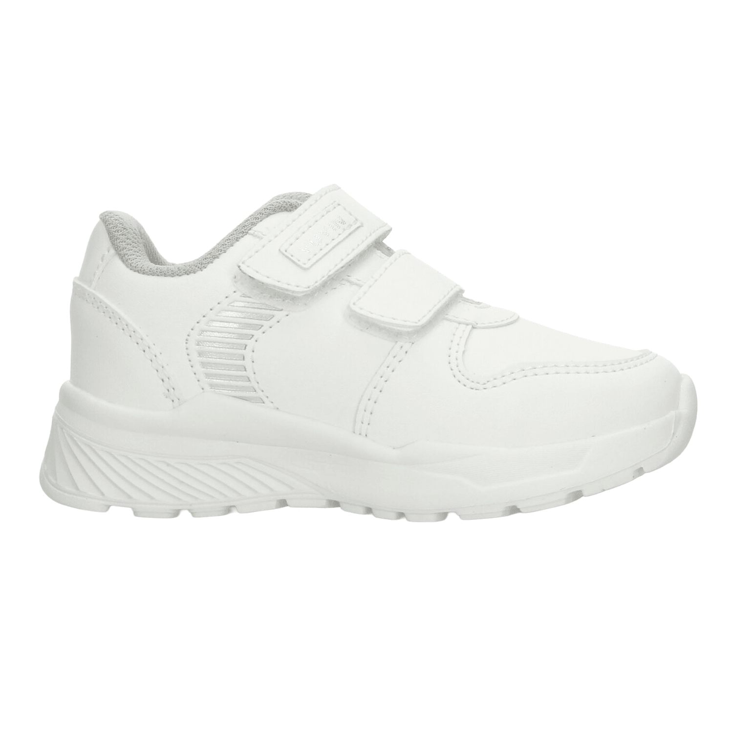 Tenis Yuyin Niño Cintas Adhesivas Escolar Blanco Infantil T15-18 — imagen 1