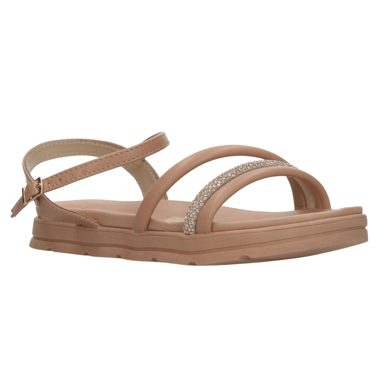 Sandalias Moleca Dama Nude Casual Para Mujer — imagen 3