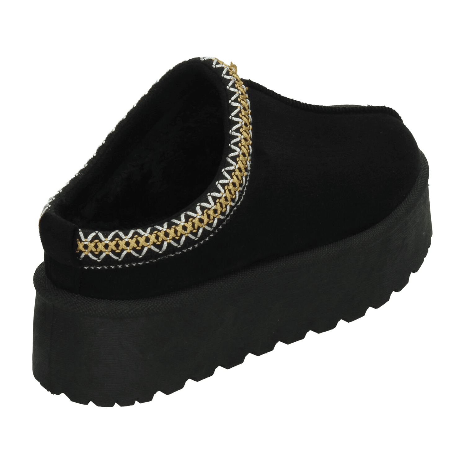 Zueco Berlin Dama Casual Chunky Plataforma Negro Mujer — imagen 3
