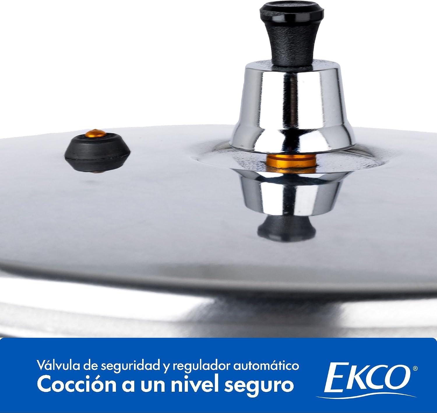Olla Express Ekco 6 L Aluminio con 6 Sistemas de Seguridad — imagen 4