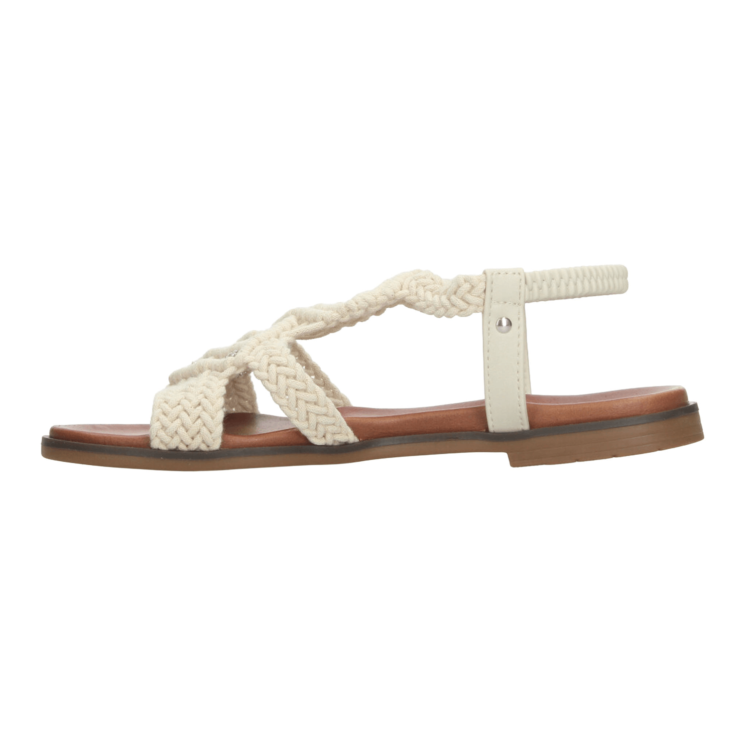 Sandalias Berlin Dama Casual Crema Mujer — imagen 5