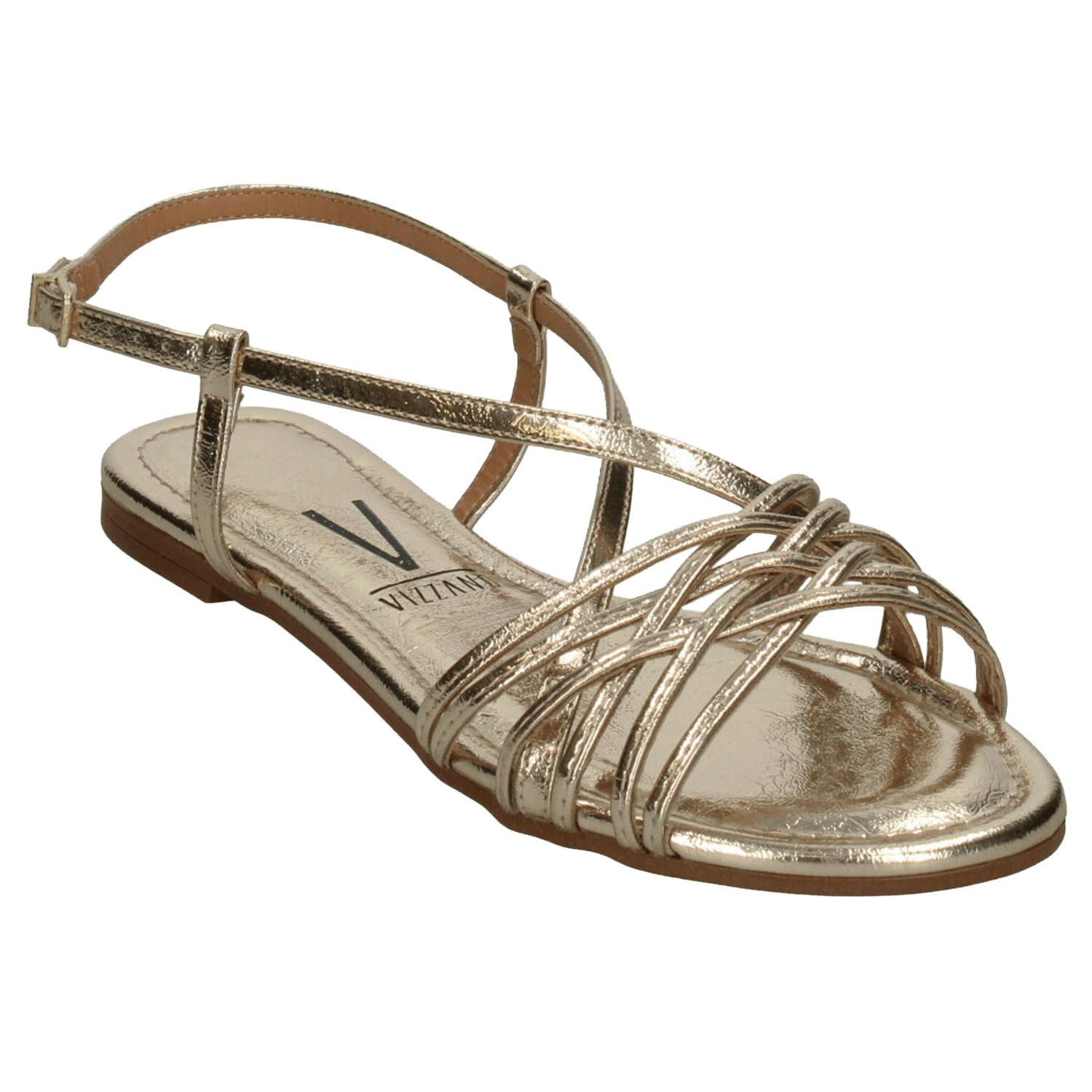 Sandalias Vizzano Dama Dorado Casual Para Mujer — imagen 5