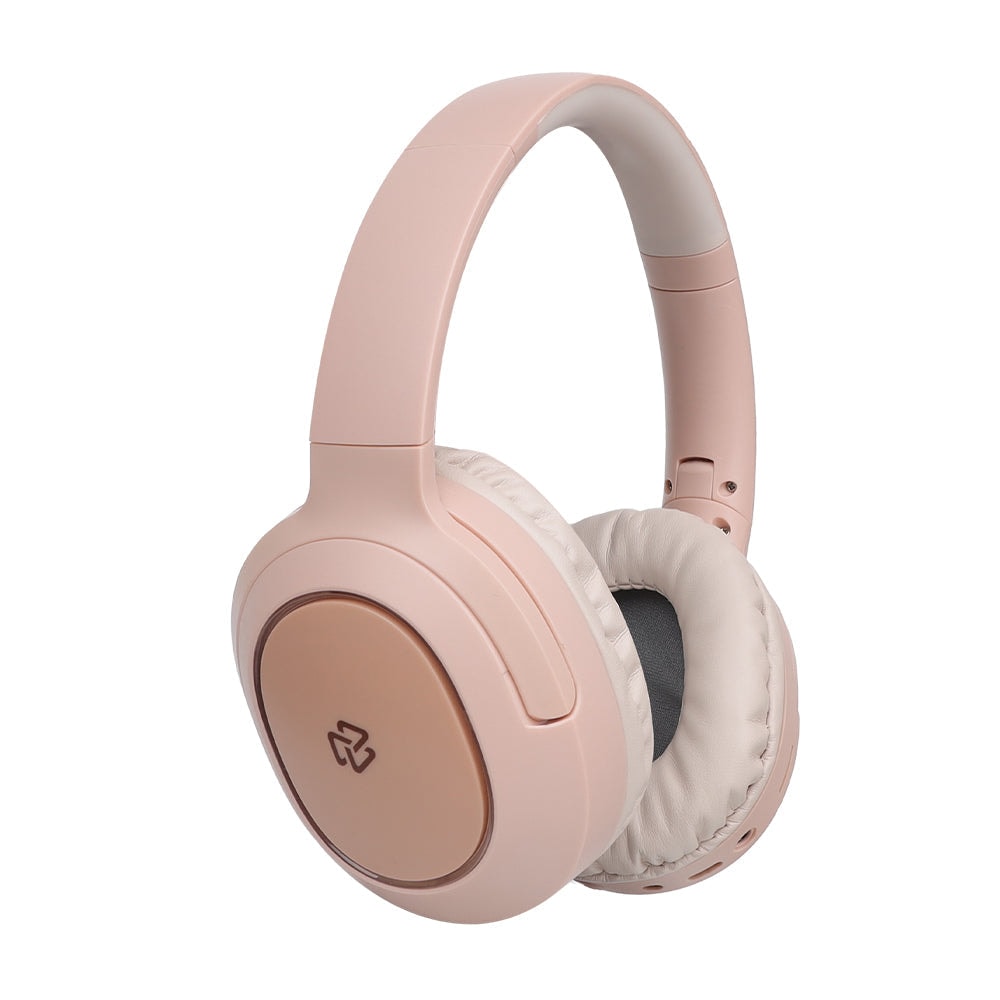 Audífono Inalámbrico On ear STF VIVA: 3 hrs uso Micrófono removible, Rosa — imagen 6