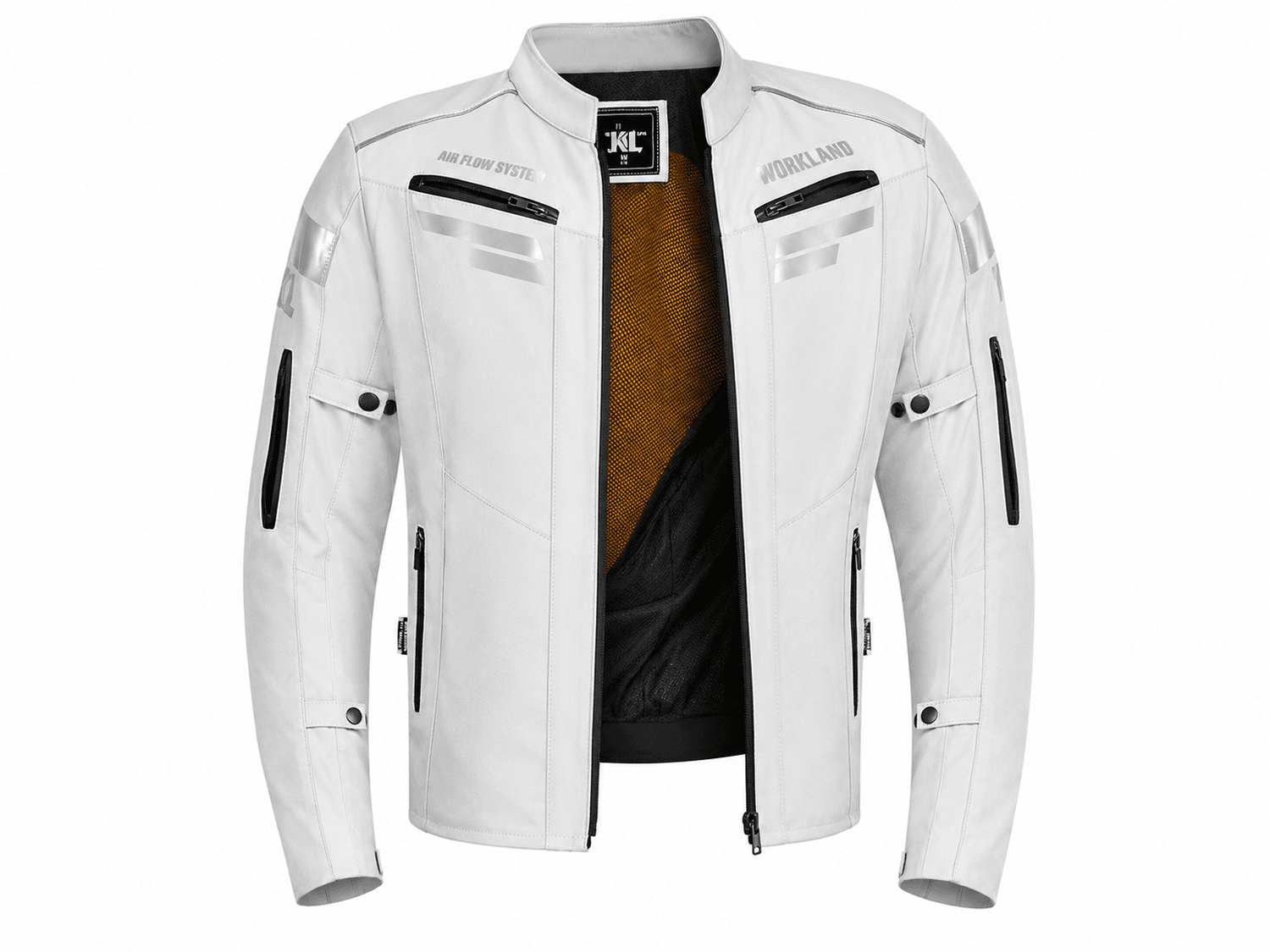 Chamarra Moto Hombre Impermeable Biker Protecciones Wkl PRLA — imagen 3