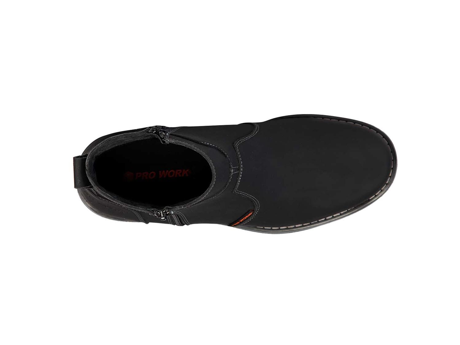 Bota hombre botin vestir vaquera PRO WORK 89719 Negro — imagen 5
