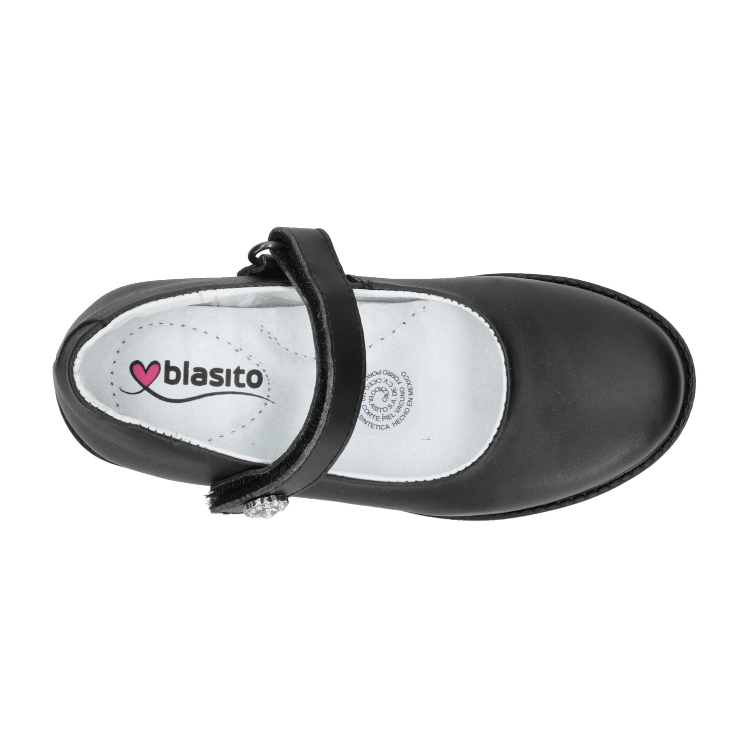 Zapato Blasito Niña Escolar Negro Infantil T18-22 — imagen 8