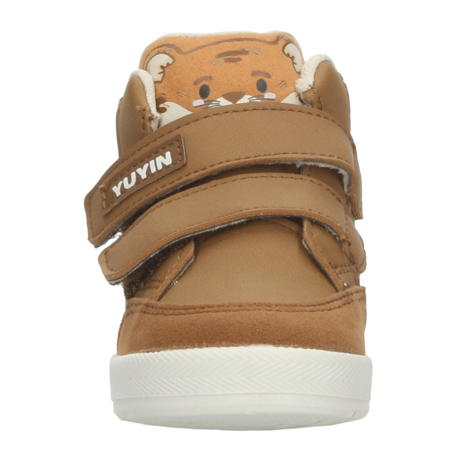 Bota Yuyin Niño Casual Cinta Adhesiva Café Infantil T15-18 — imagen 6