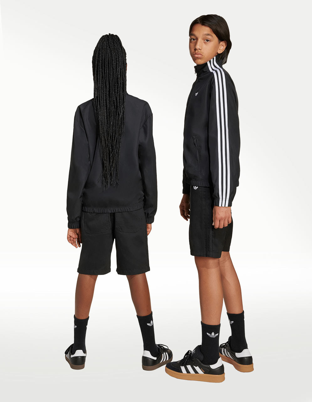 Short Adidas Twill Negro - Niño — imagen 3