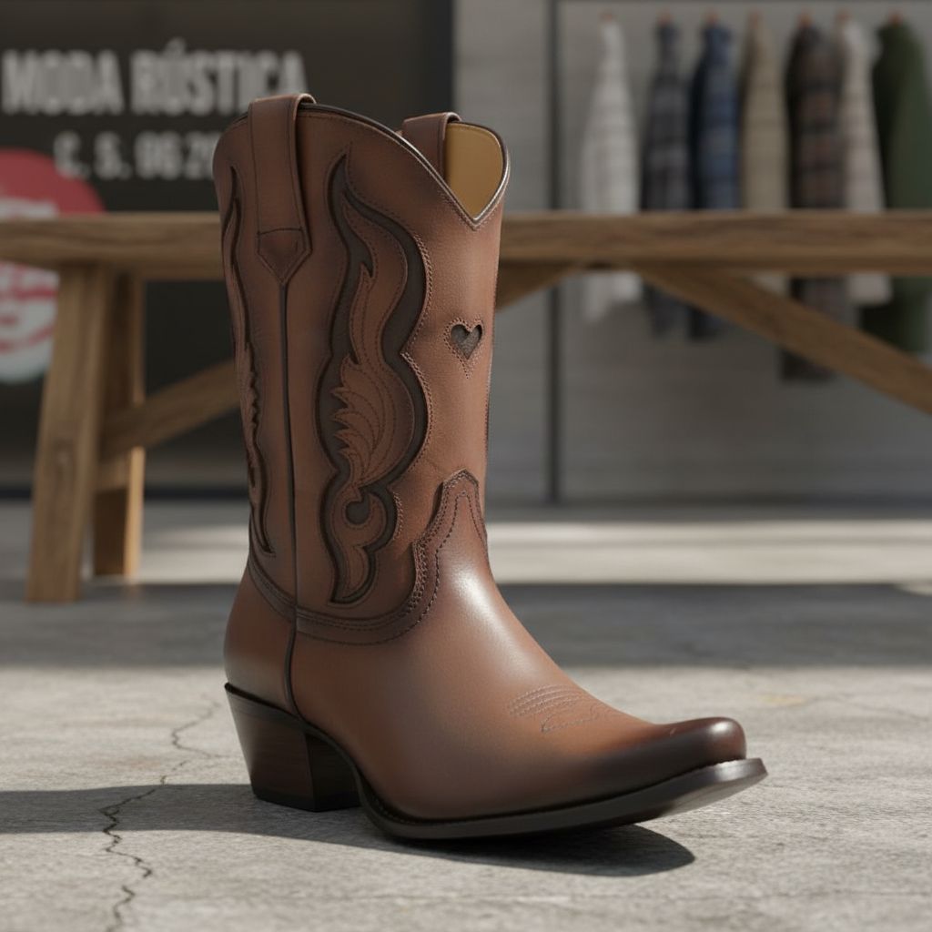 BOTA DAMA JC MCCOY VAQUERA PIEL VACUNO 5Cm 1258210 — imagen 7