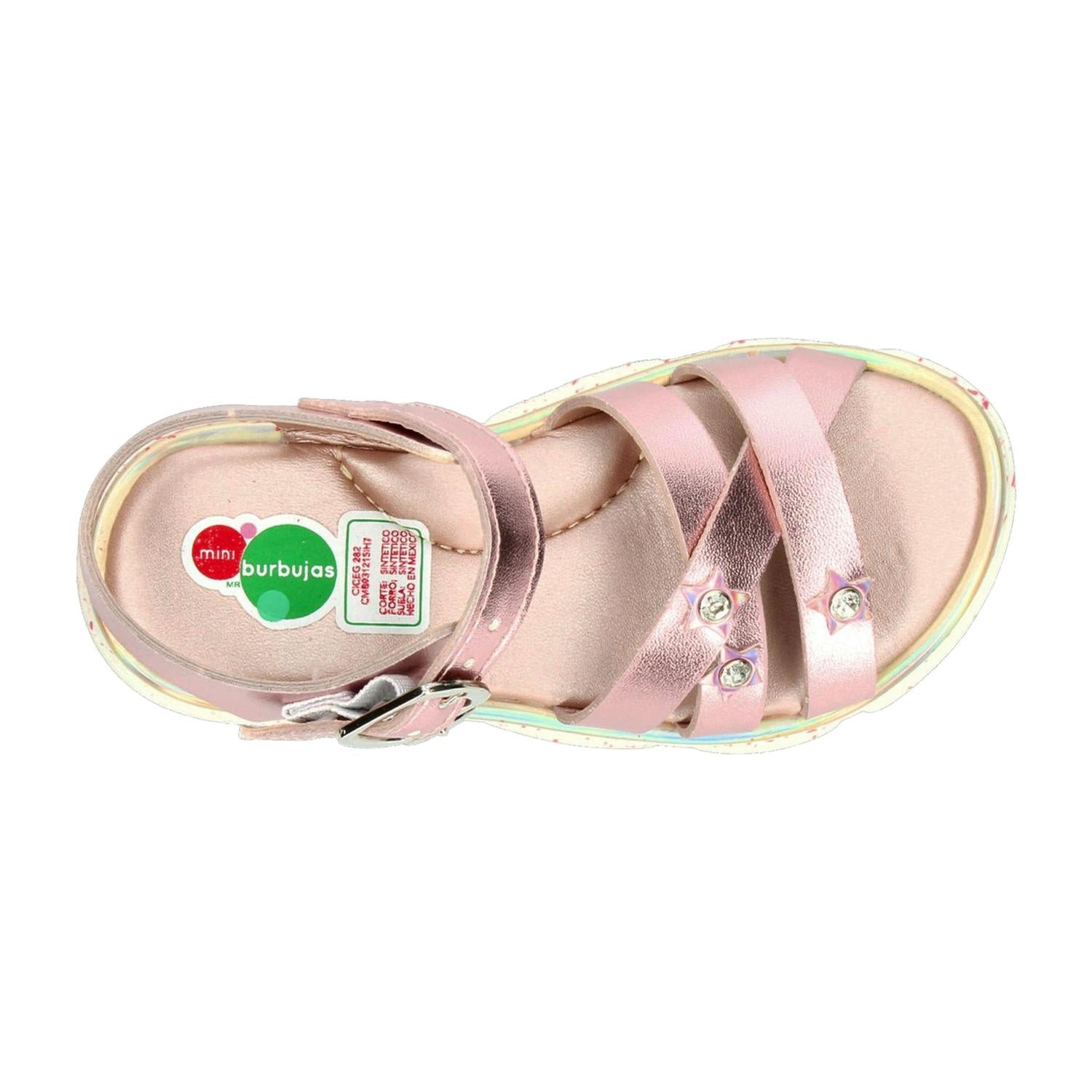 Sandalias Niña Mini Burbujas Rose Gold Casual Infantil T15-22 — imagen 9