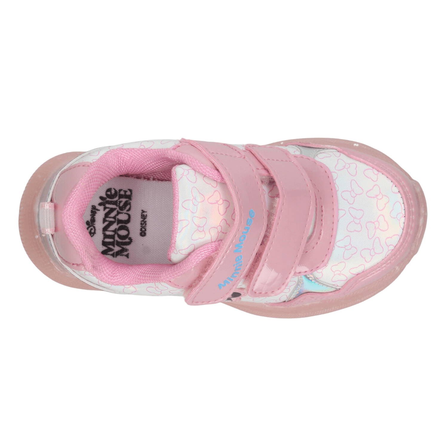Tenis Minnie Mouse Niña Casual Luz Led Rosa Infantil T15-18 — imagen 8