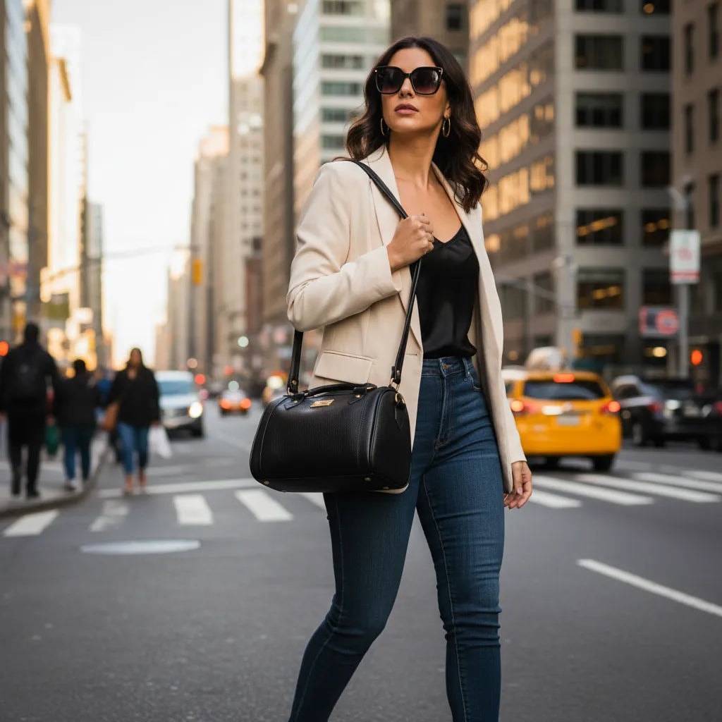 Bolsas De Piel Legitima Cuero Genuino Para Mujer Mini006 — imagen 2