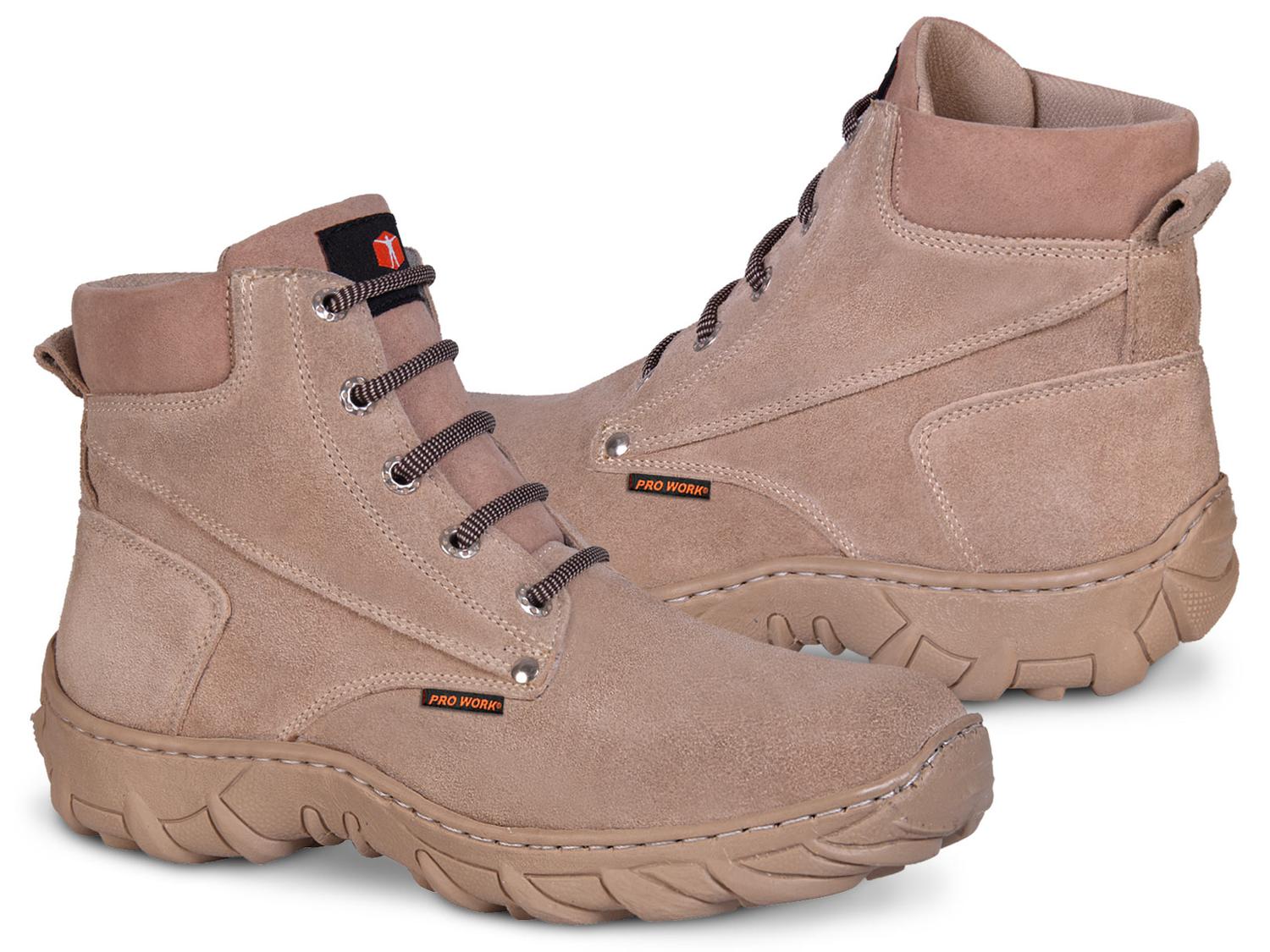 Botas Tacticas hombre industrial trabajo seguridad P09 Arena — imagen 2
