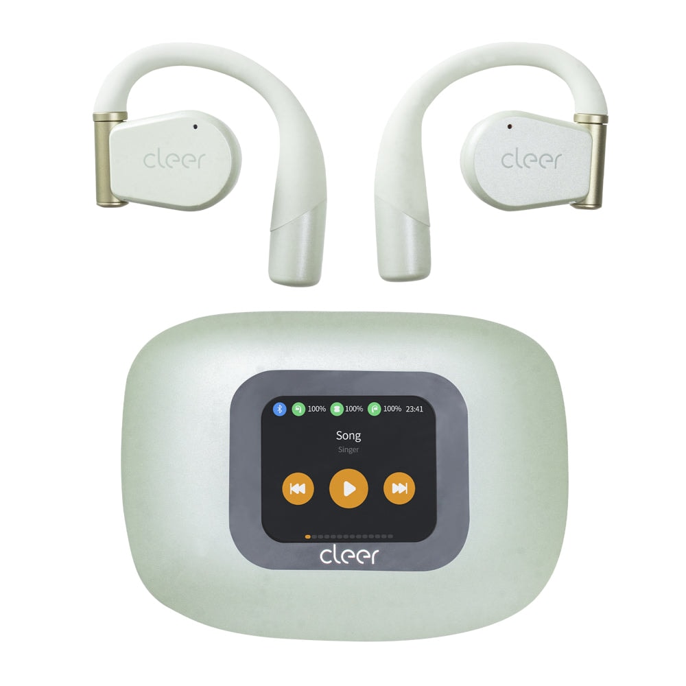 Audifonos Cleer ARC 3 Open-Ear: Sonido Hi-Res, Dolby Atmos, 50h Batería, IPX7 verde — imagen 2