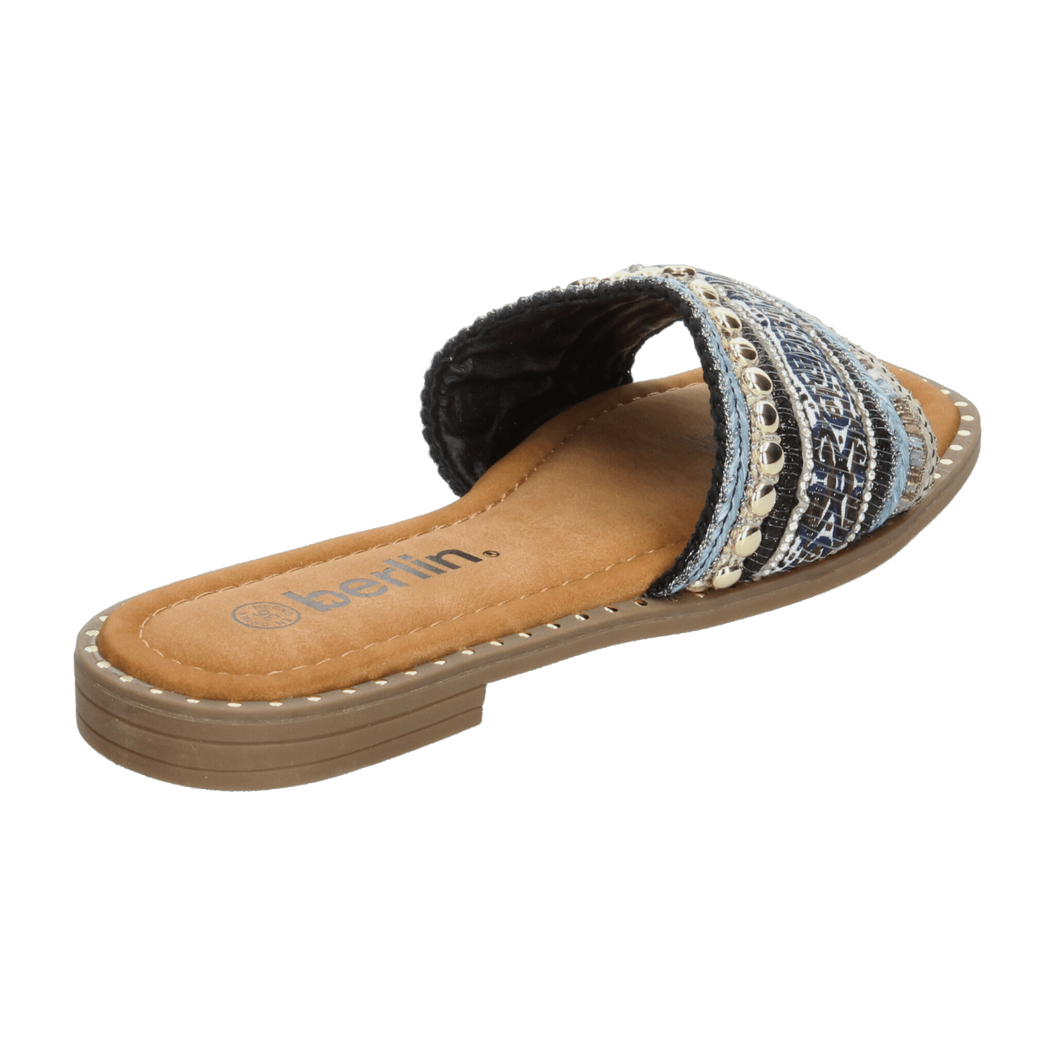 Sandalias Dama Berlin Azul Casual Mujer — imagen 4