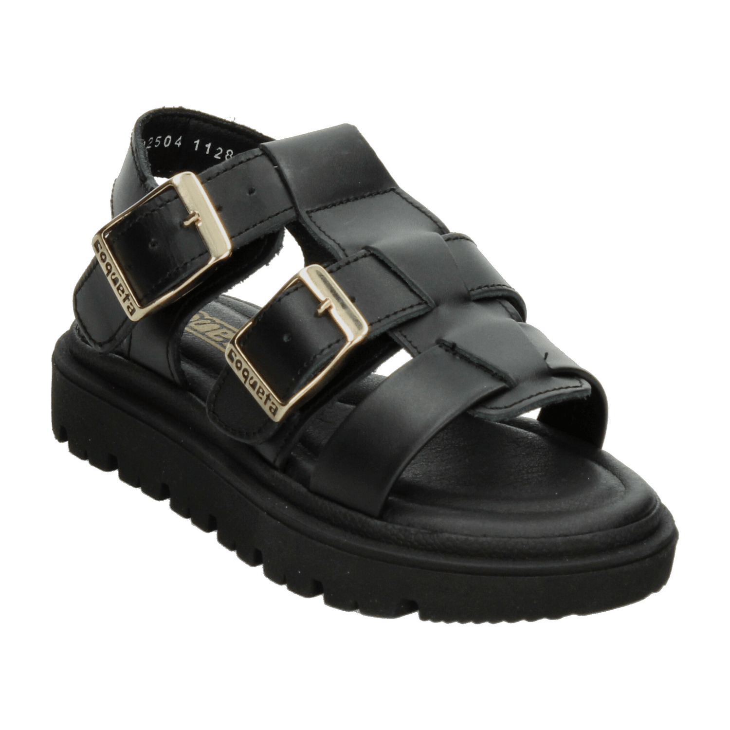 Sandalias Coqueta Niña Casual Negro Infantil T18-21 — imagen 4