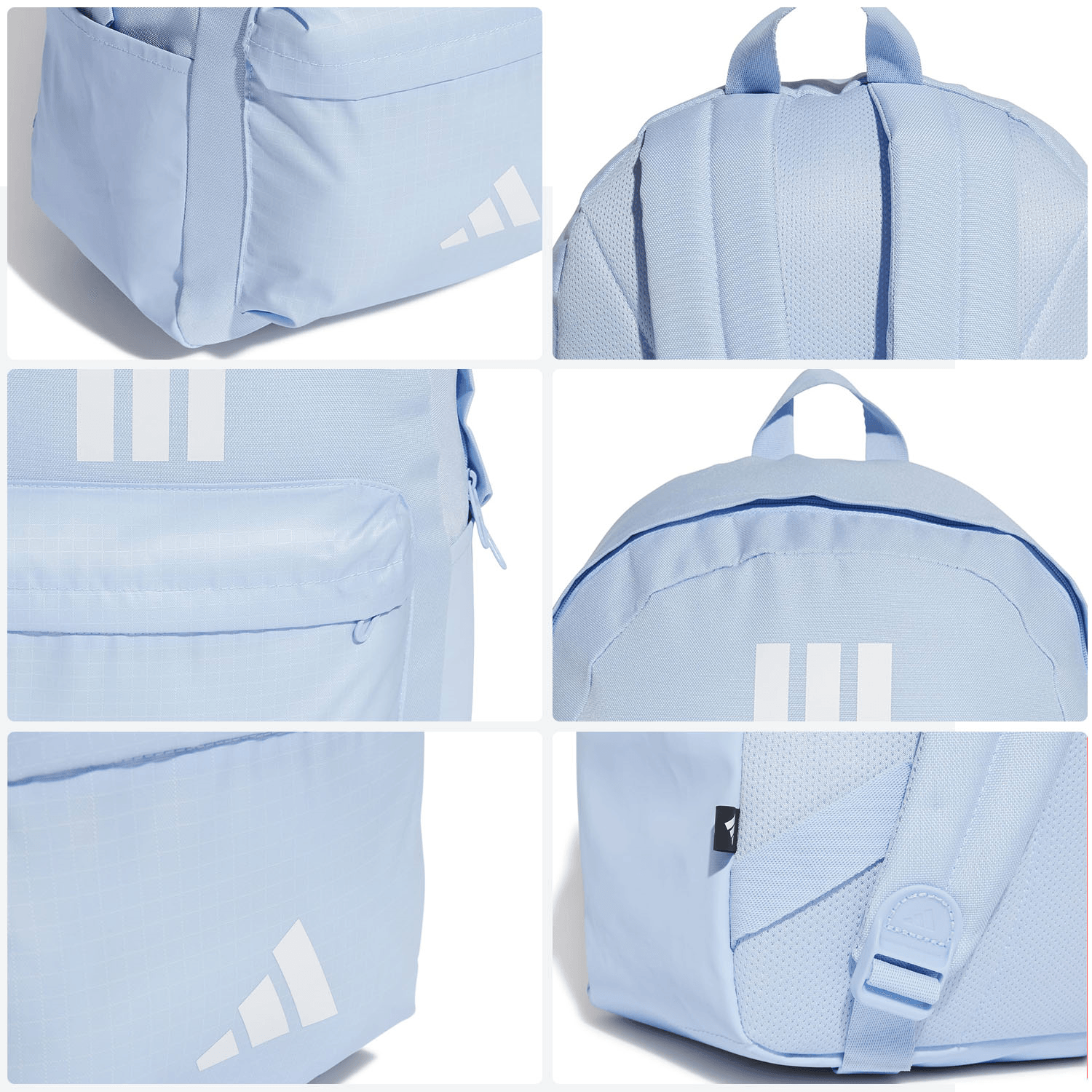 Mochila Unisex Adidas Classic Bars Azul Escolar 28L — imagen 7