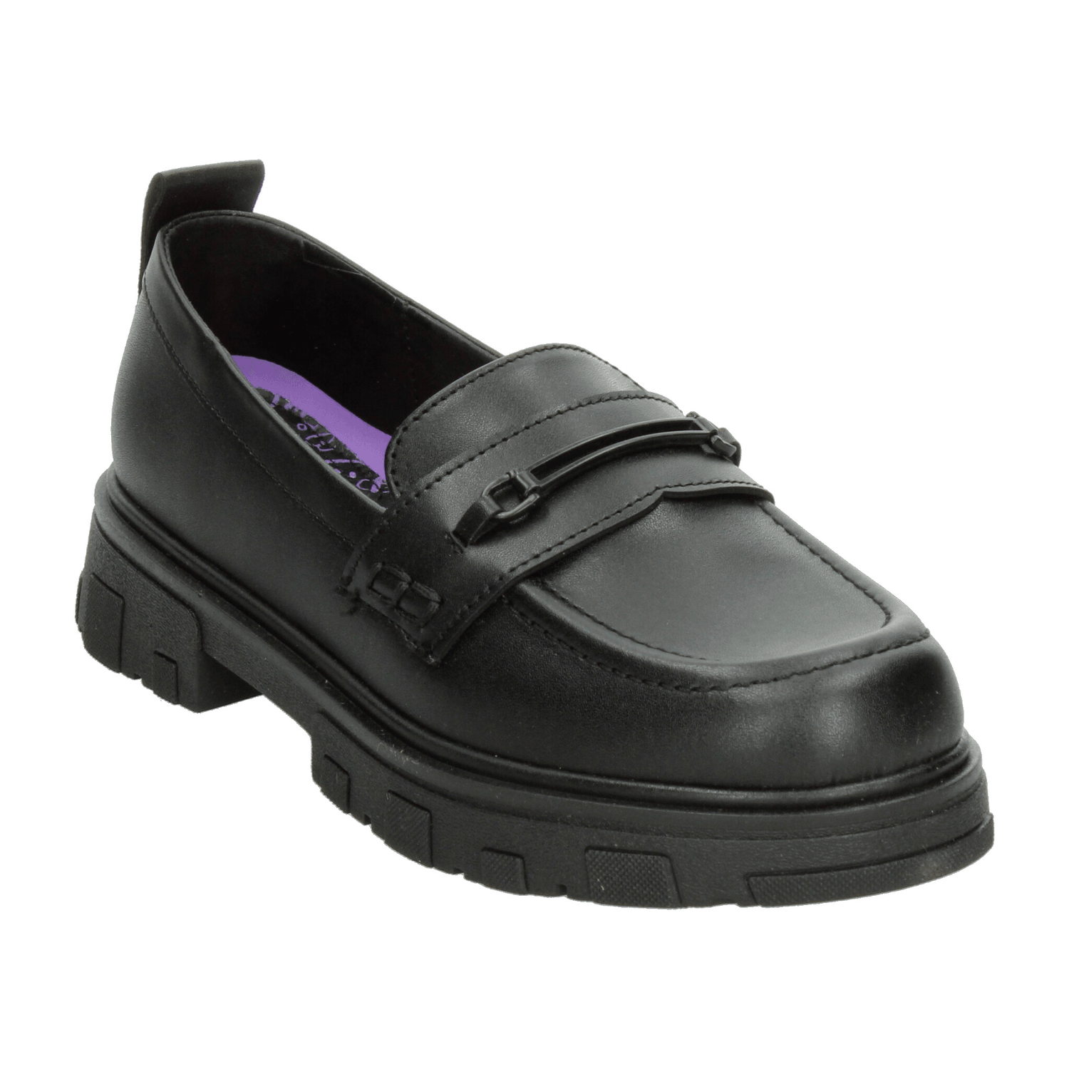Zapato Vavito Niña Escolar Plataforma Negro Juvenil T22-27 — imagen 4