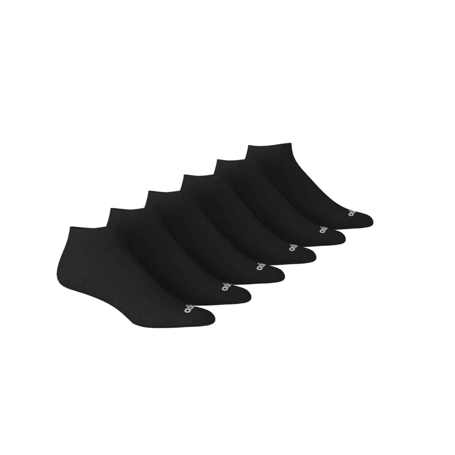 Calcetas Adidas Thin Linear Ballerina Negro 6 Pares Unisex — imagen 7