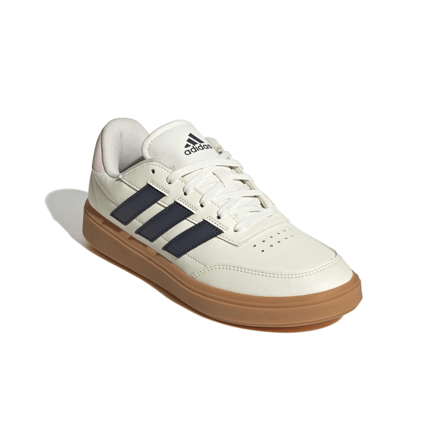 Tenis Dama Adidas Courtblock Beige Casual Mujer — imagen 3