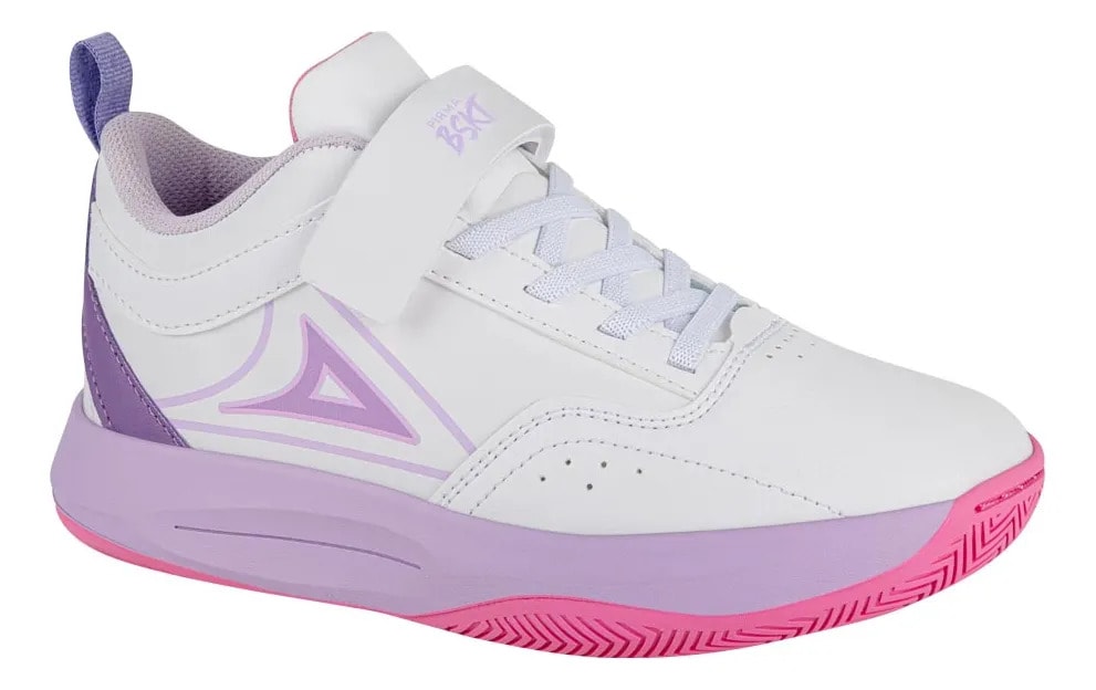Tenis Escolar Pirma Niña Basketball Liso 1340118 — imagen 8