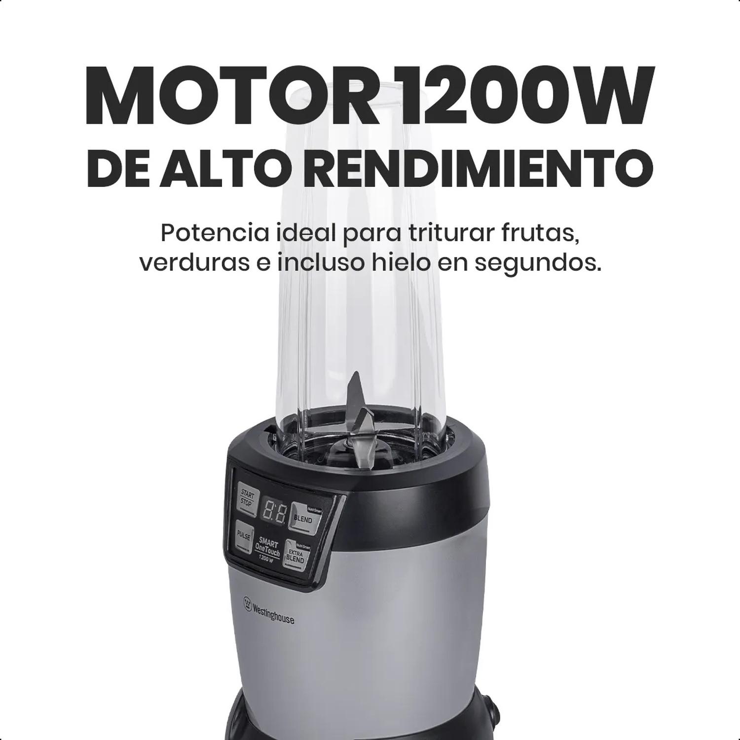 Licuadora Personal Westinghouse 1200W Set Portátil — imagen 3