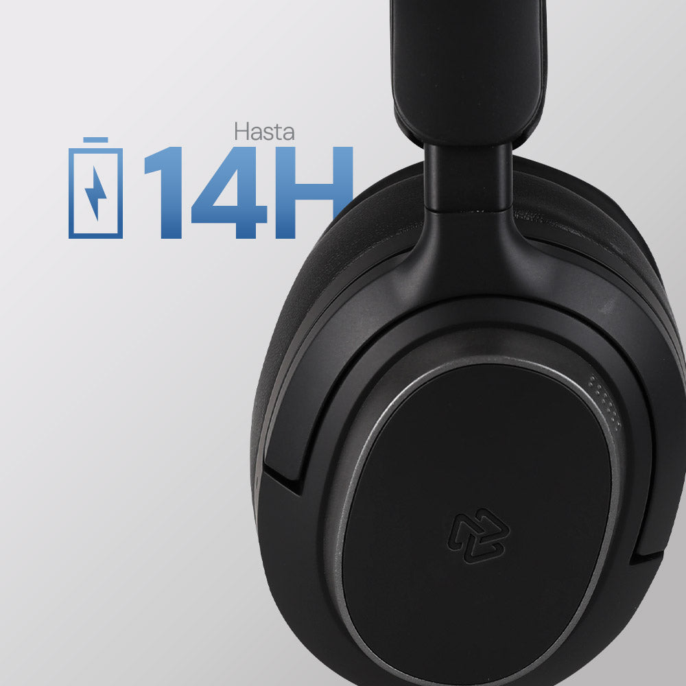 Audifonos Inalámbricos On Ear One STF 14hrs Uso, Negro — imagen 3