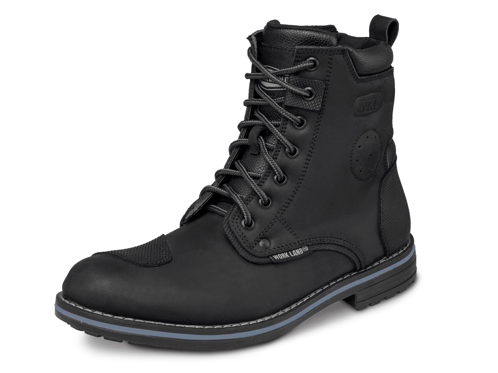 Bota hombre Moto Botin Trabajo biker WORKLAND 89738 Negro — imagen 6