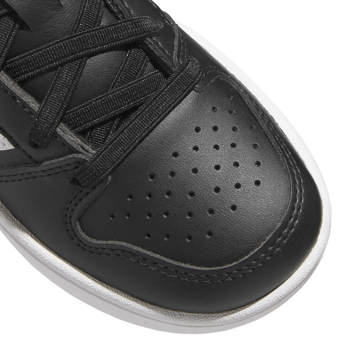 Tenis Adidas Hoops Classic Niño Casual Negro Infantil T16-21 — imagen 5