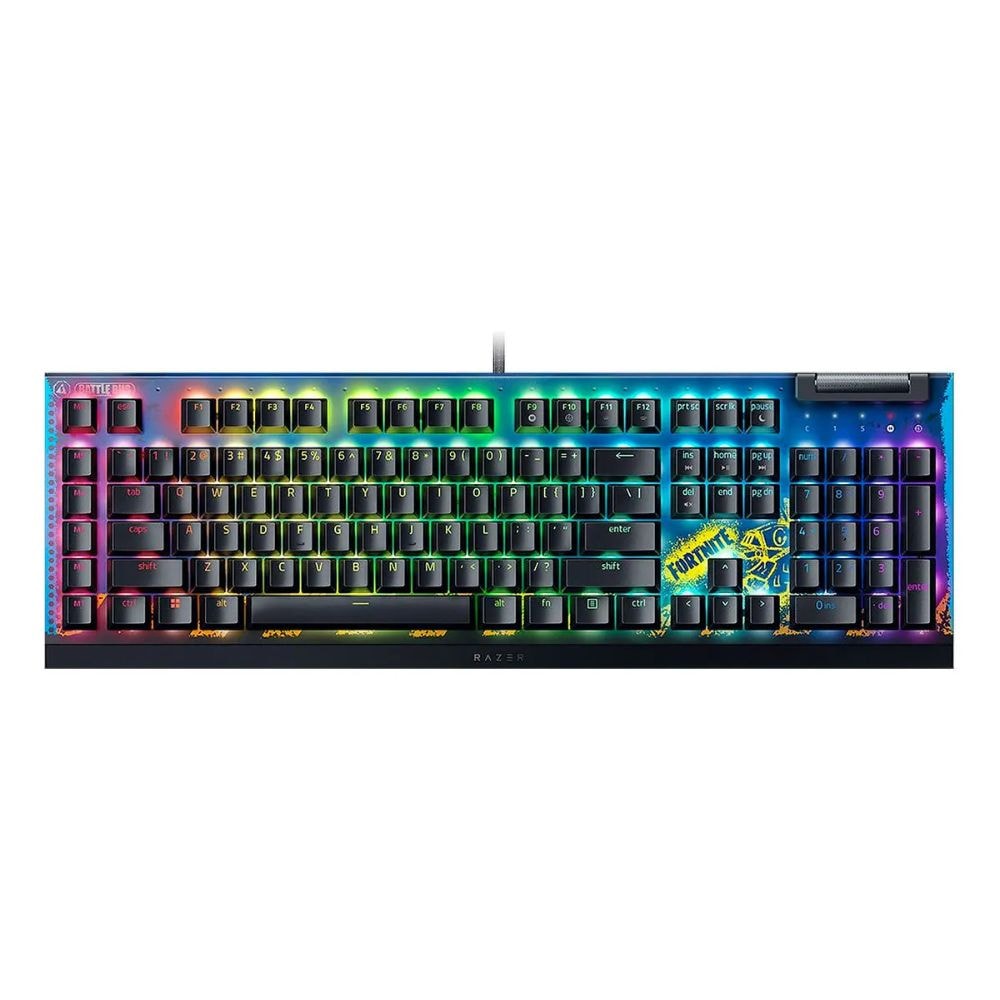 Teclado Alambrico Razer BlackWidow V4 X con alfanumerico - Edicion Fortnite — imagen 2