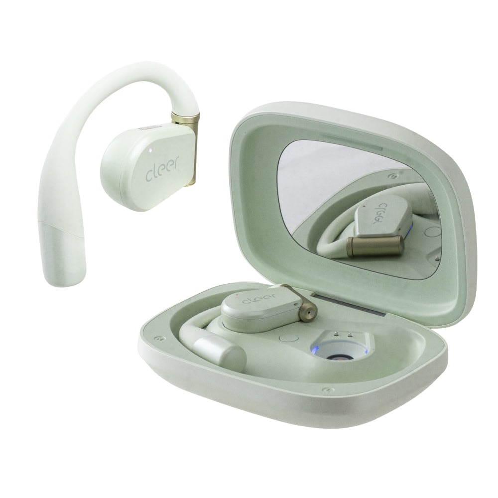 Audifonos Cleer ARC 3 Open-Ear: Sonido Hi-Res, Dolby Atmos, 50h Batería, IPX7 verde — imagen 4