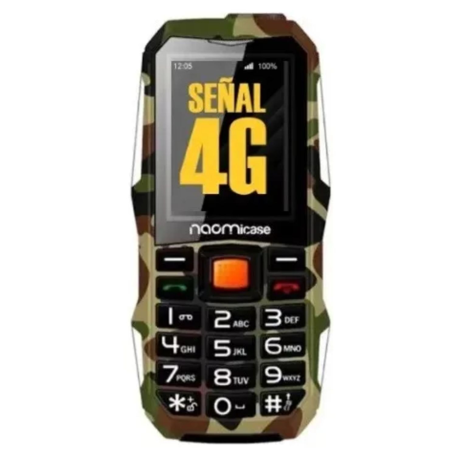 Celular NaomiCase NP6800 4G Uso Rudo — imagen 2