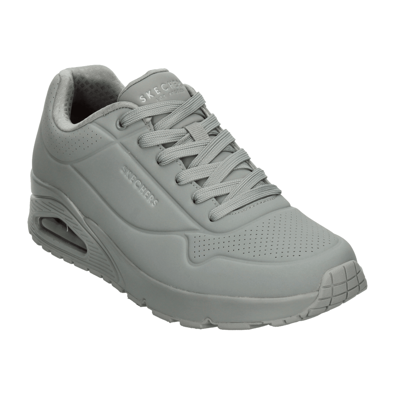 Tenis Skechers Hombre Casual Gris Caballero — imagen 4