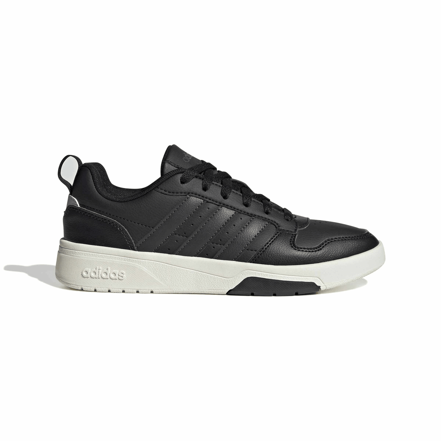 Tenis Adidas Courtwave Core Dama Negro Casual Cintas Mujer — imagen 2