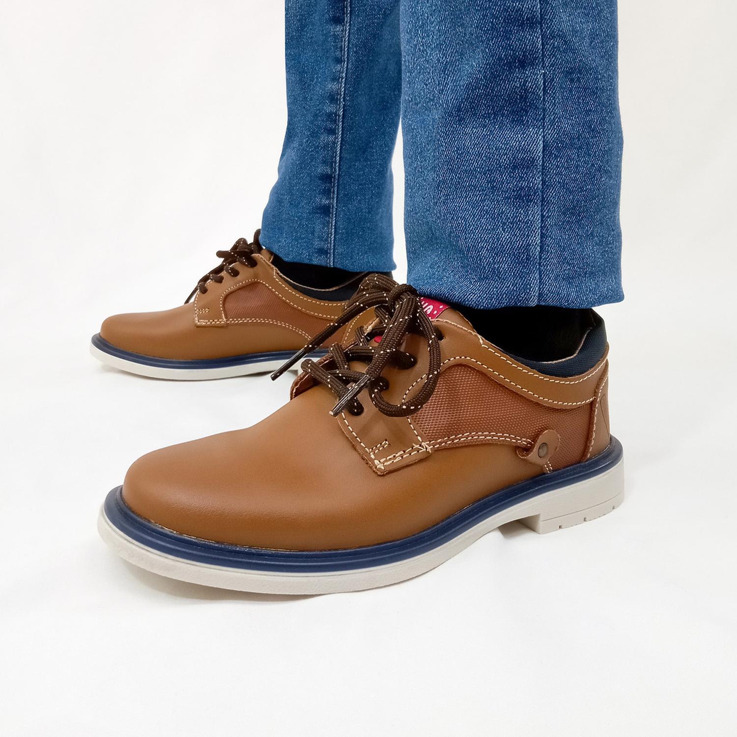 Zapato Vavito Niño Casual Cómodo Café Juvenil T18-27 — imagen 2