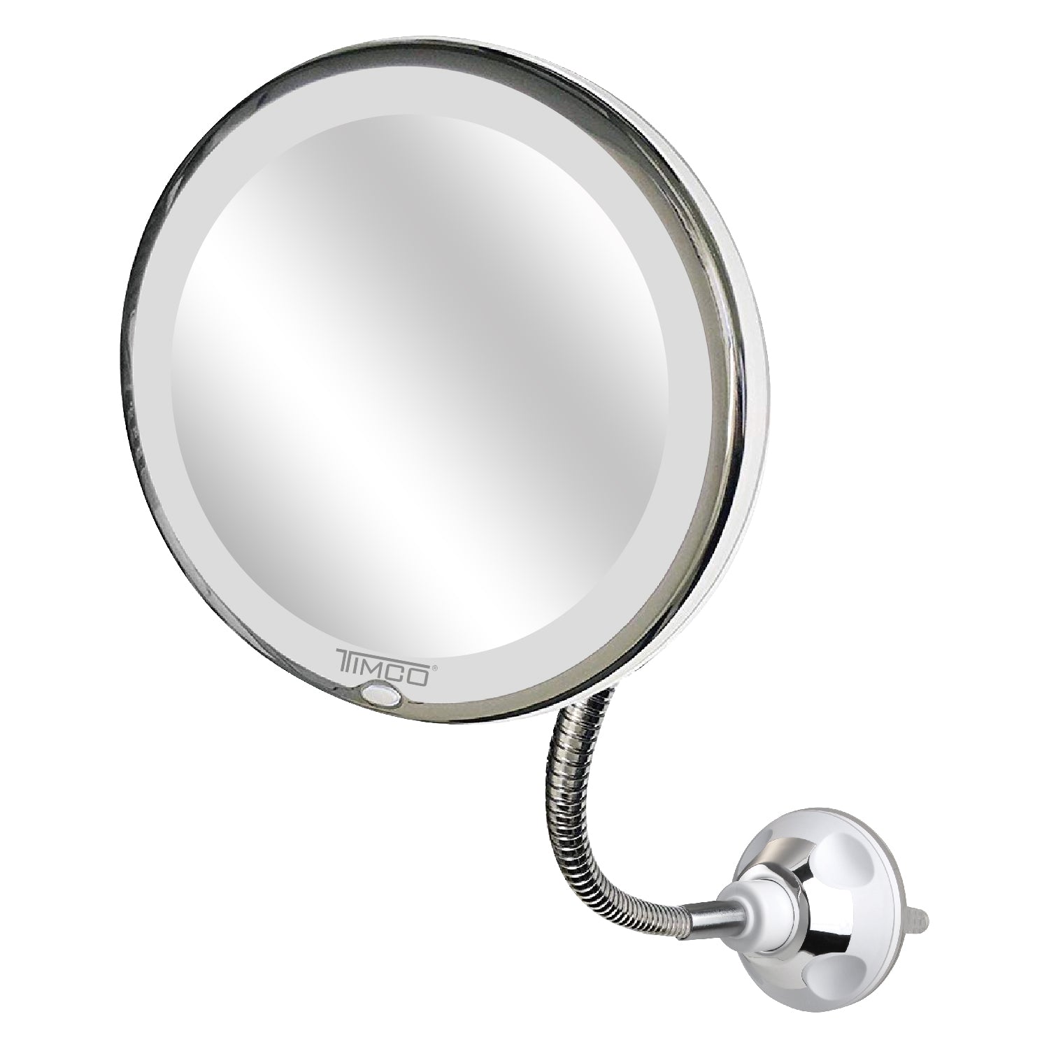 Espejo con Luz Led con Ventosa Aumento 5x Ideal para Maquillaje Skincare Timco ESP-439 — imagen 2