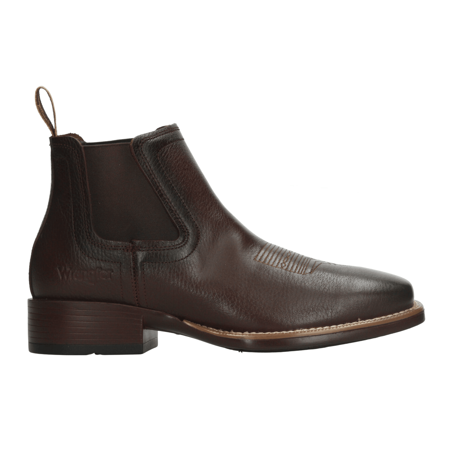 Bota Wrangler Hombre Café Casual Slip On Caballero — imagen 2