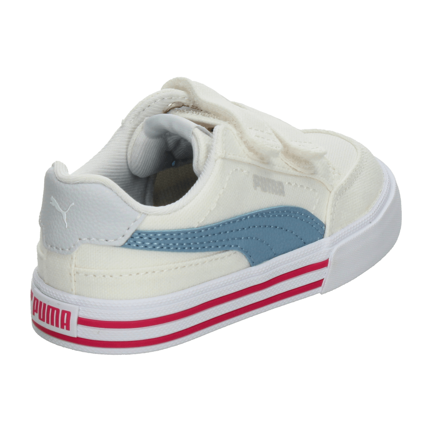 Tenis Puma Court Classic Niña Blanco Casual Para Infantil T16-22 — imagen 4