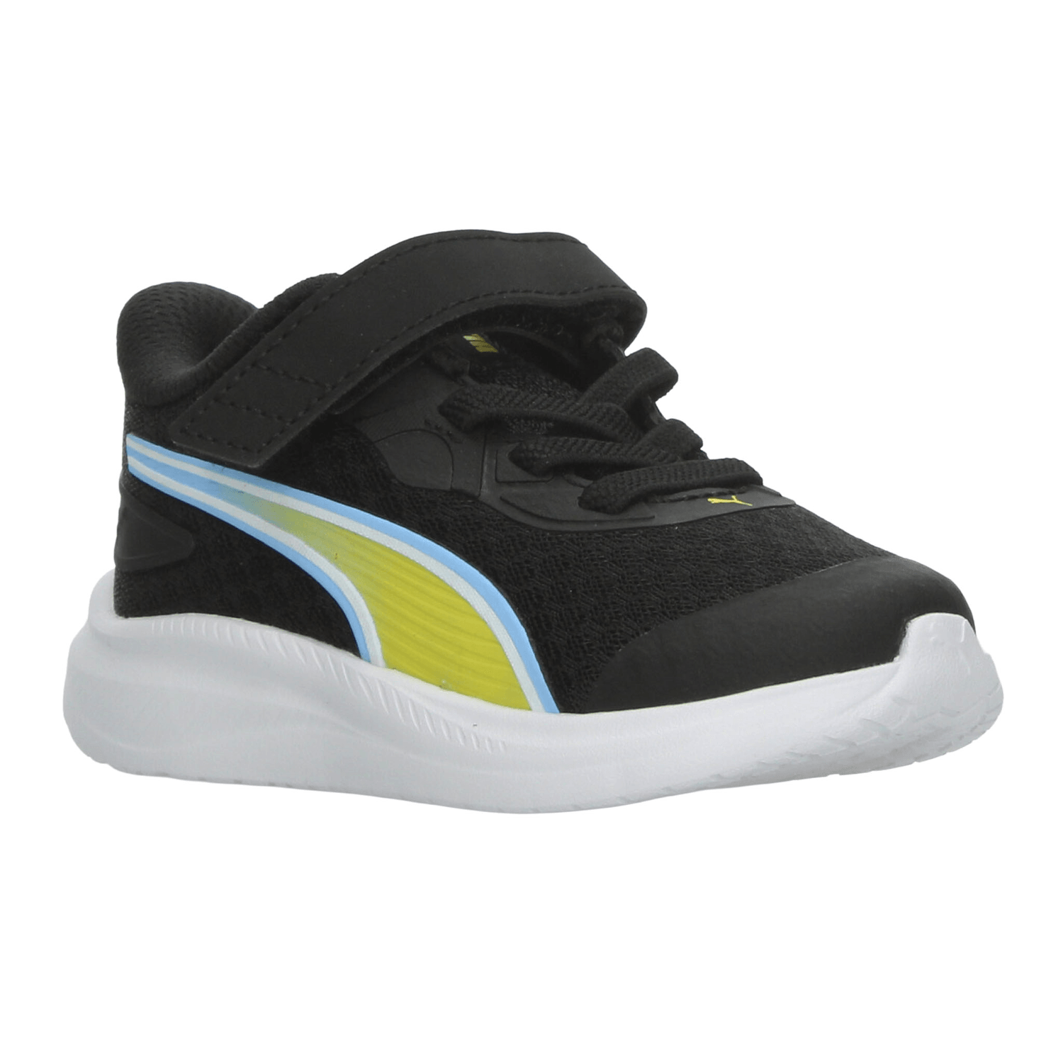 Tenis Puma Skycrocket 2 Niño Negro Deportivo Cómodo Infantil T11-16 — imagen 3