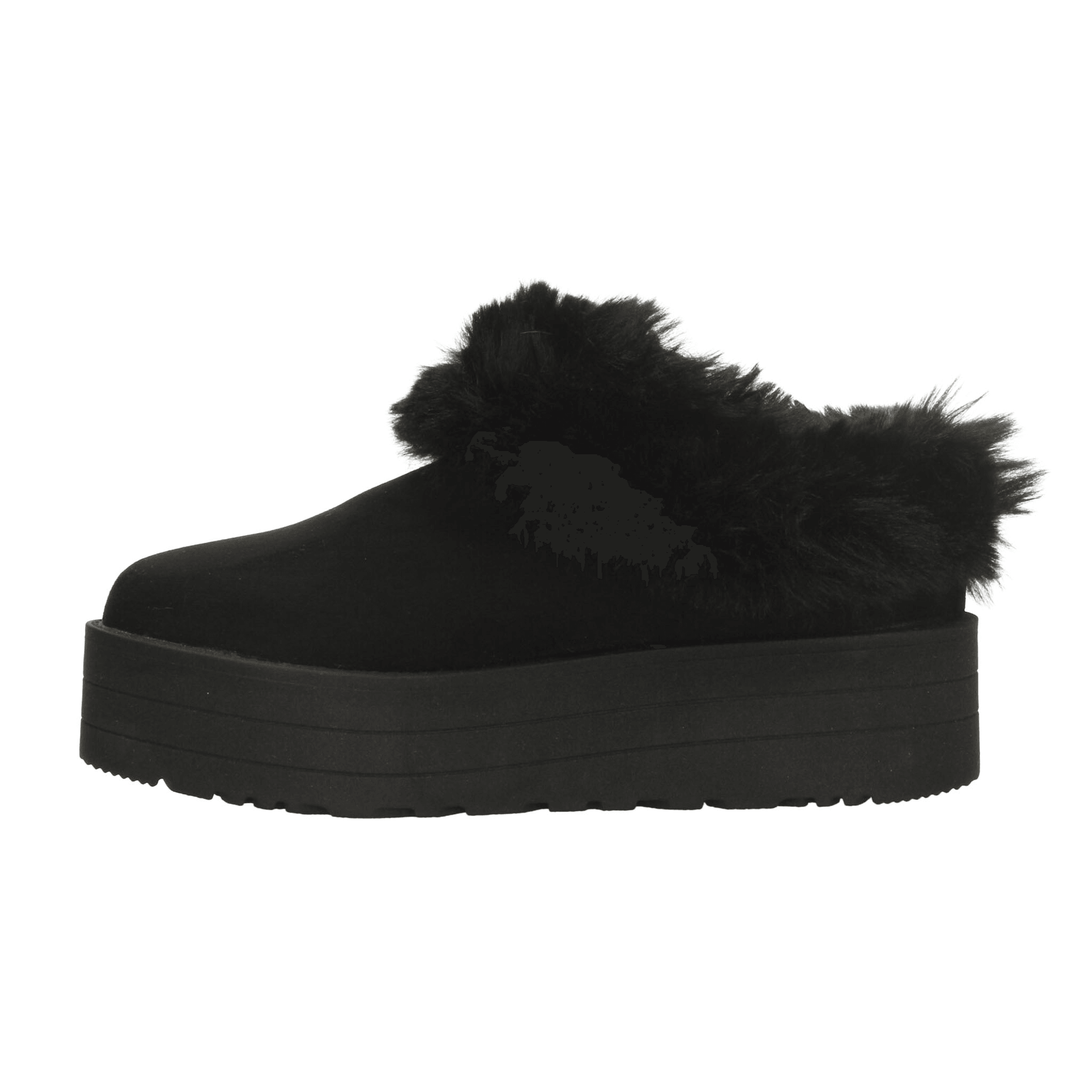 Zueco Rojo Cereza Dama Pantufla Plataforma Casual Negro Mujer — imagen 14
