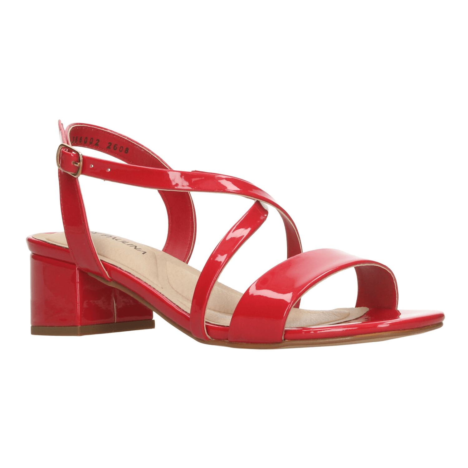 Sandalias Dama Paulina Rojo Casual Mujer — imagen 3