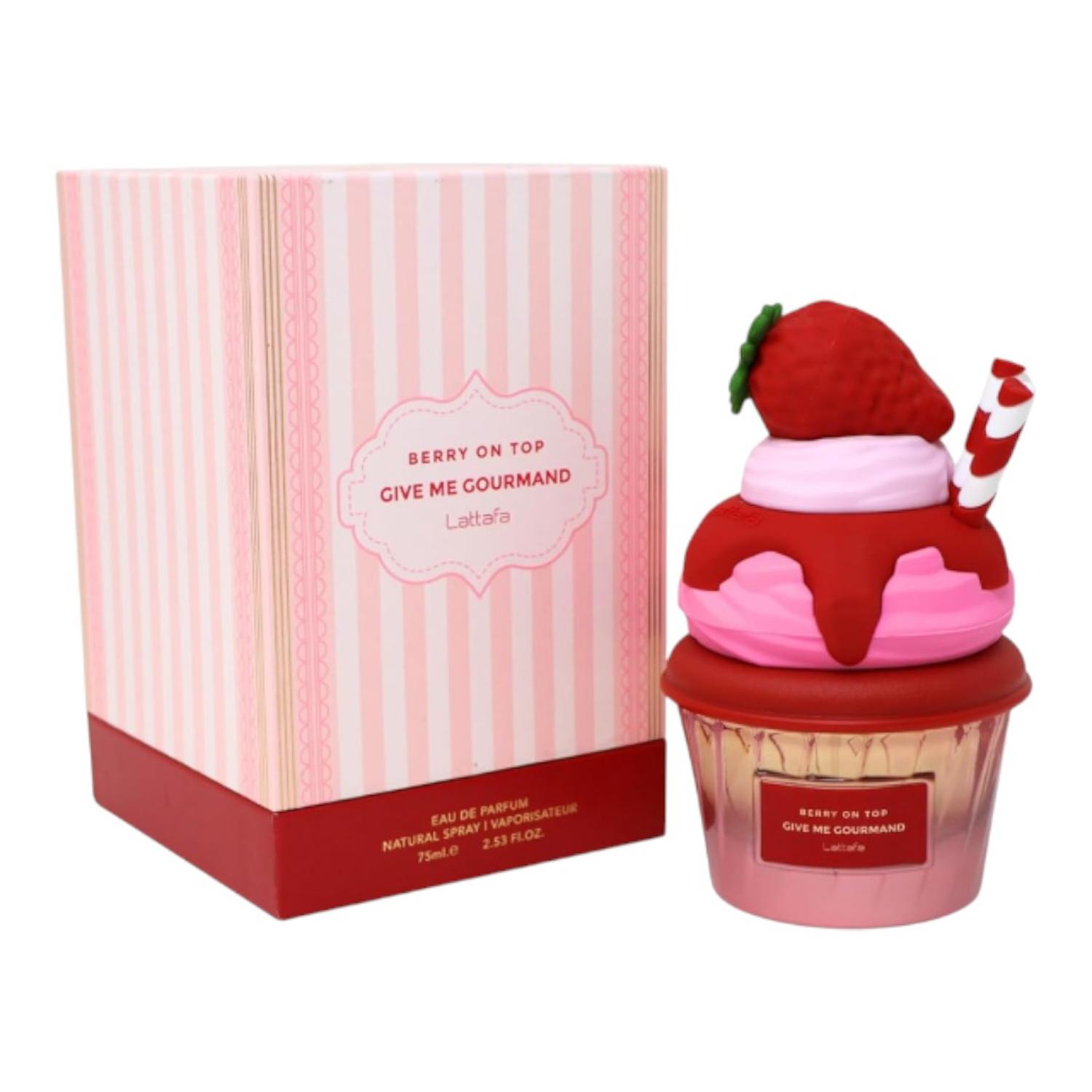 LATTAFA BERRY ON TOP GIVE ME GOURMAND EDP 75 ML — imagen 3