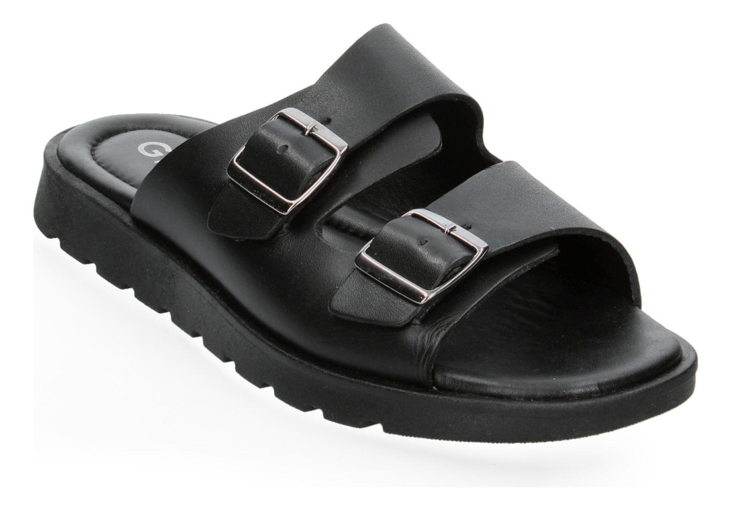 Sandalias Hombre Giusto Negro Casual Caballero — imagen 6